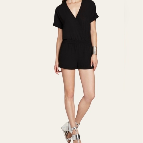 BCBG Max Azria Black Shorts‎ Romper - Size Small - Picture 5 of 5